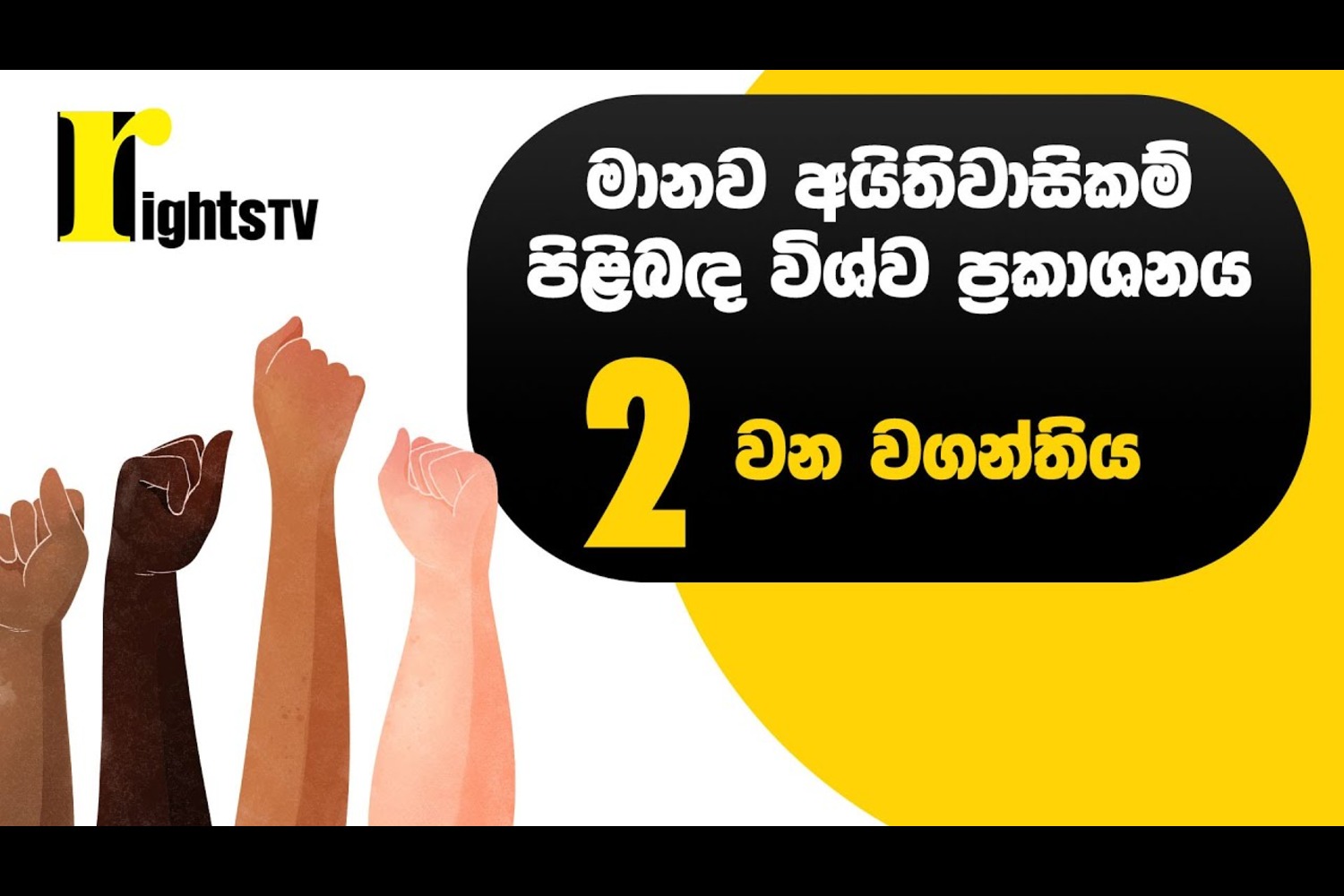 මානව අයිතිවාසිකම් පිළිබඳ විශ්ව ප්‍රකාශනය – 2 වන වගන්තිය