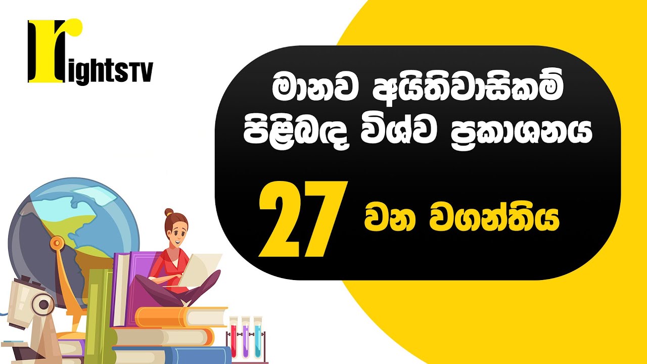 මානව අයිතිවාසිකම් පිළිබඳ විශ්ව ප්‍රකාශනය – 27 වන වගන්තිය