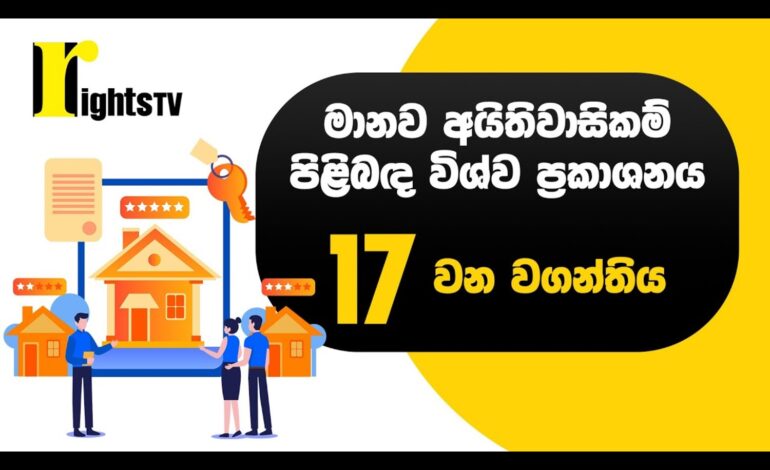 මානව අයිතිවාසිකම් පිළිබඳ විශ්ව ප්‍රකාශනය – 17 වන වගන්තිය